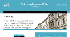 Desktop Screenshot of fcoa.org.uk